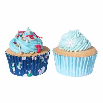 Cupcake Baking Cases - Snow much Fun